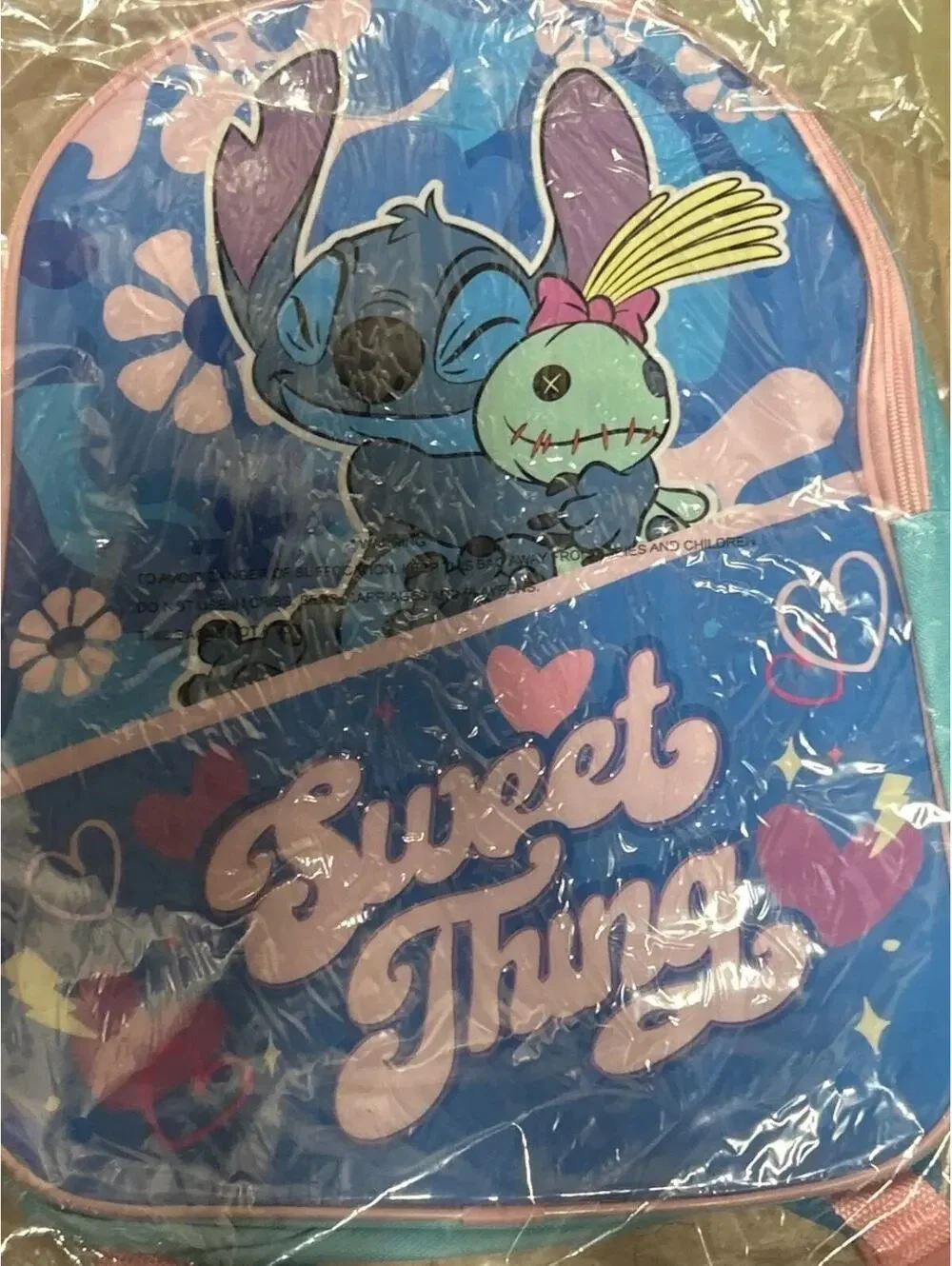 Disney Lilo & Stitch Sweet Thing 15-Inch Kids Backpacks Blue 4-Pack